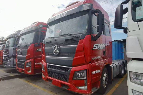 Sany Group Wangdao 395 380HP 6X4 tractor (China VI) dual-drive Dachai used tractor, yellow plate
