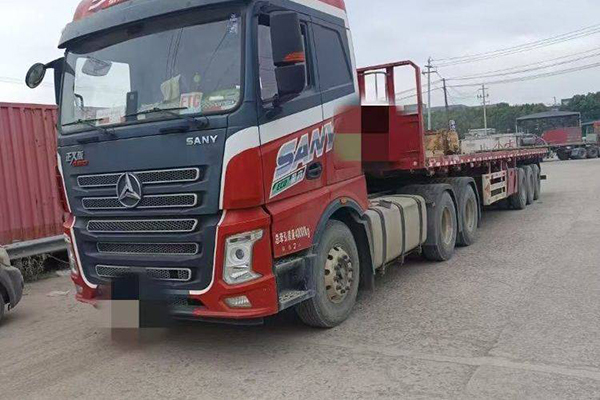 Sany Group Justice Edition 460hp 6x4 tractor (China VI) dual-drive Yuchai used tractor, yellow plate