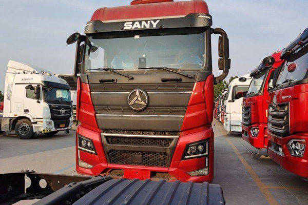 good Sany Group Wangdao 395 380hp 6x4 tractor (China VI) dual-drive used Sany Power tractor in Kunshan, y
