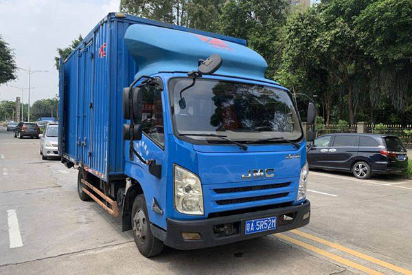 good Jiangling Kaiyun Strong Edition Light Duty Standard Model 129HP 4.08m Single-row Van Light Truck Sin
