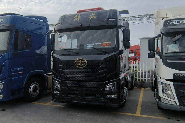 Qingdao Jiefang JH6 heavy-duty truck, Pilot Edition 2.0, 500 hp, 4x2, AMT, single-axle, used Xichai