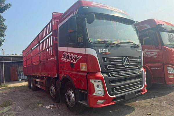 Sany Group Silver Pine Edition 430HP 8x4 9.5m Stake Truck (National V Emission Standard) Front 4x4 R for sale