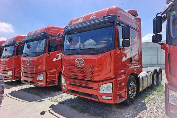Qingdao Jiefang JH6 heavy-duty truck, Pilot Edition 2.0, 510 hp, 6x4 dual-drive, Weichai used tracto