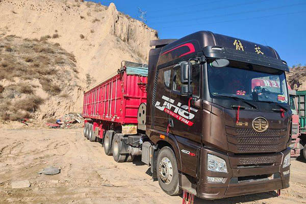 good Qingdao Jiefang JH6 heavy-duty truck, Pilot Edition 2.0, 460 hp, 6x4, LNG dual-drive, used Weichai t