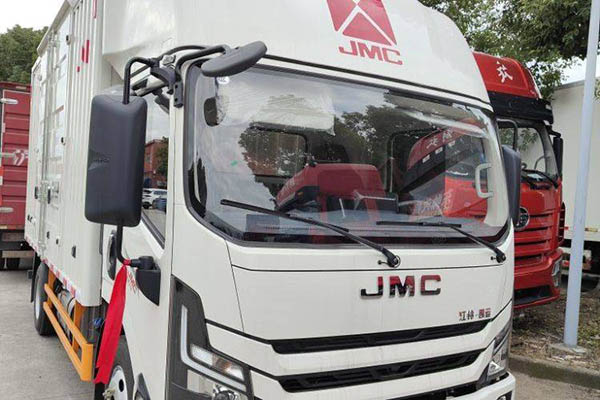 good Jiangling Kaiyun+ wide-body 129hp 4.2m single-row van light truck single-axle used Jiangxi Isuzu tru
