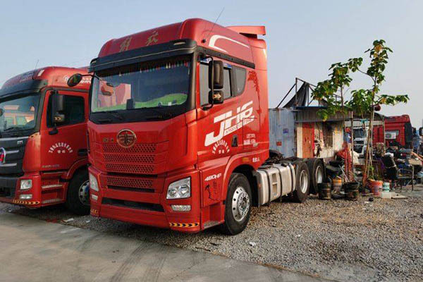 Qingdao Jiefang JH6 heavy-duty truck, Pilot Edition 2.0, 480 hp, 6x4 dual-drive, Weichai used tracto