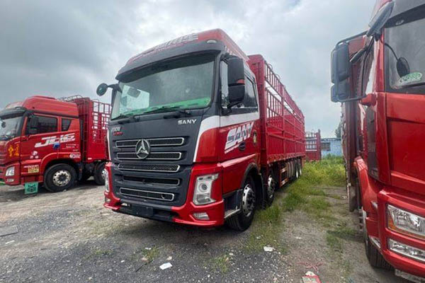 Sany Group Junling Edition 430HP 8x4 9.5m Stake Truck (National V Emission Standard) Front 4x4 Rear