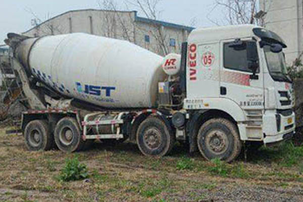 good Sany Group 312HP 8X4 7.99m3 concrete mixer truck, used Mercedes-Benz mixer truck