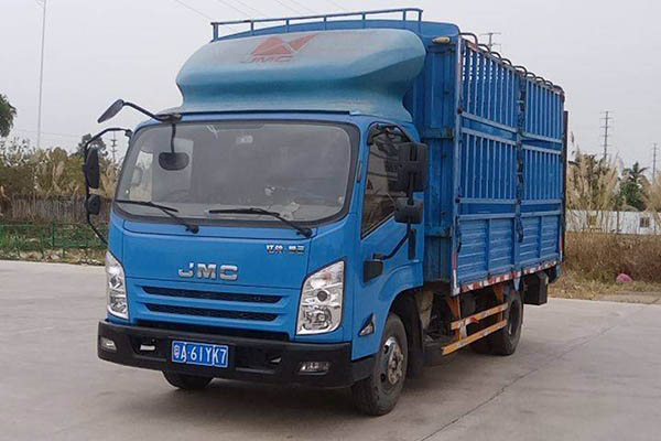 Jiangling Kaiyun Strong Edition Widebody Standard Model 129HP 4.08m Single-row Stake Light Truck Sin