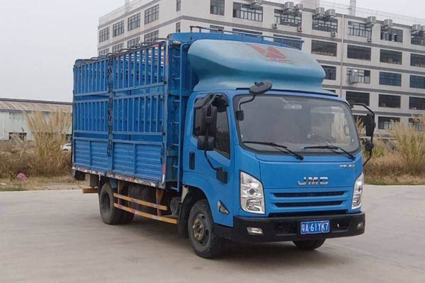 Jiangling Kaiyun Strong Edition Widebody Standard Model 129HP 4.08m Single-row Stake Light Truck Sin for sale