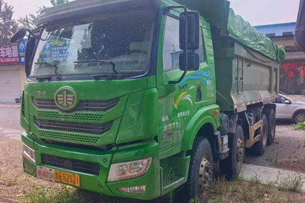 Qingdao Jiefang Tian V heavy truck, 350 hp, 6x4, 5.6m, Weichai used dump truck