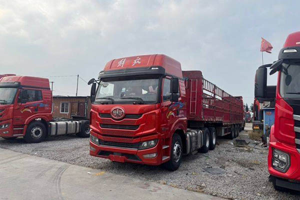 Qingdao Jiefang Han VH 460HP 6X4 tractor (China VI) dual-drive Weichai used tractor