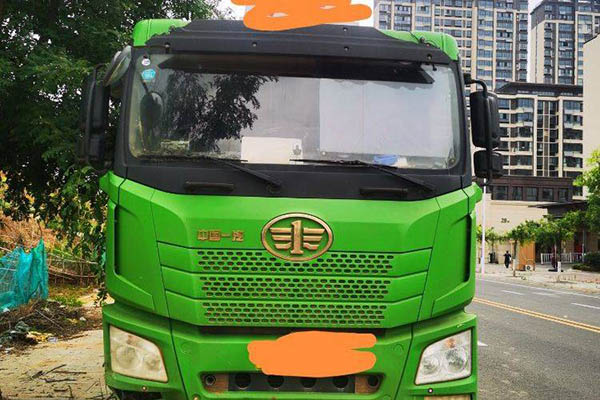 Qingdao Jiefang JH6 heavy-duty truck, 430 hp, 6x4, 5.8m, rear eight-wheel drive, used dump truck