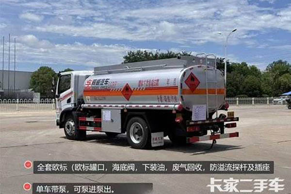 Dongfeng Tianjin 180hp fuel tanker truck in China