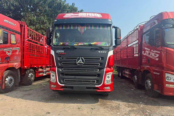 good Sany Group Silver Pine Edition 430HP 8x4 9.5m Stake Truck (National V Emission Standard) Front 4x4 R