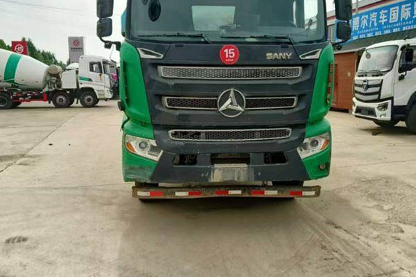 good Sany Group standard version 340 horsepower 8x4 5.8m dump truck with four front and eight rear wheels