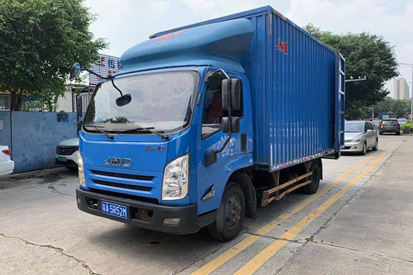Jiangling Kaiyun Strong Edition Light Duty Standard Model 129HP 4.08m Single-row Van Light Truck Sin