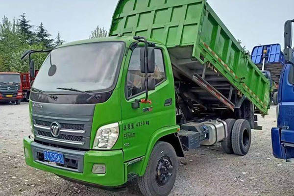 Futian Ruiwo E3 160HP 4X2 4.2m single-axle dump truck Yuchai used dump truck