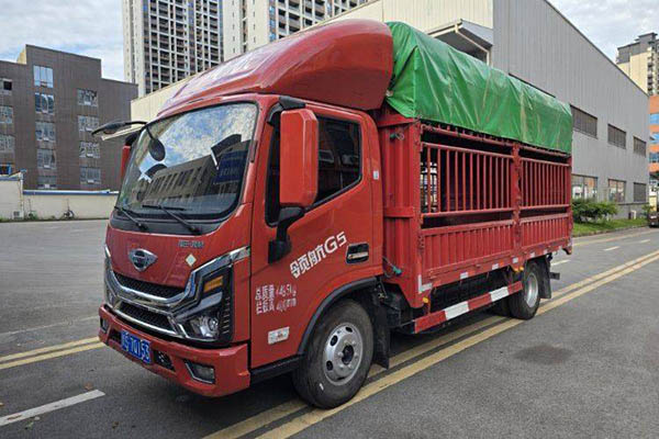 Foton Aumark S1 Series 170HP 4.17m row semi-gate light truck, single axle, Yunnei Power used truck