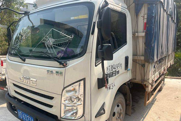 Jiangling Kaiyun Blue Whale 152HP 4.12m Single-row Stakeout Light Truck Single-axle Used Jiangling Truck