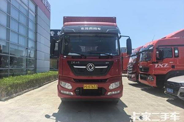 Dongfeng Commercial Vehicles Tianjin KR Comfort Edition 290hp 4x2 9.8m box truck (China VI Emission Standard) single axle Dongfeng Cummins used truck for sale