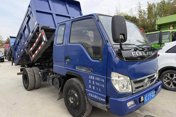 Foton Times King Kong 3 95HP 4X2 3.3m single axle dump truck Yunnei Power used dump truck for sale