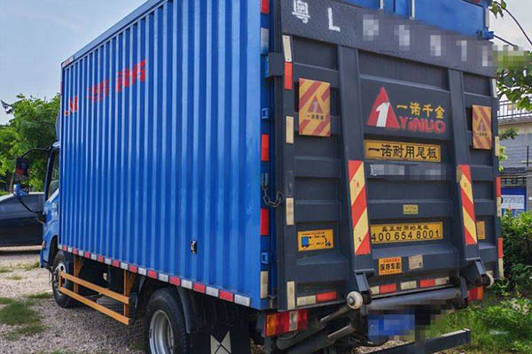 Jiangling Kaiwei Widebody Deluxe Edition 150HP 4.08m Single-row Van Light Truck Single-axle Used Jiangling Truck for sale