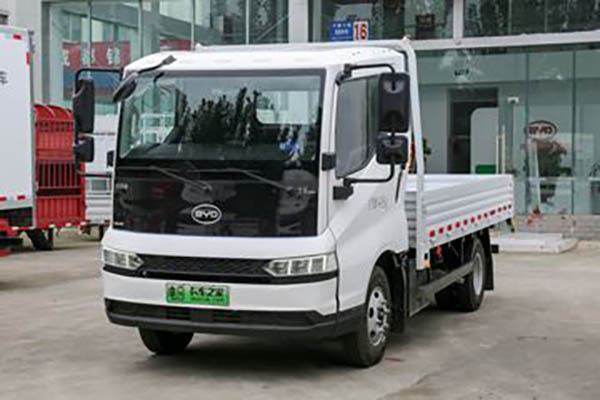 BYD T5 Fortune Edition 4.5T 4.005m single-row plug-in extended-range hybrid flatbed light truck for sale