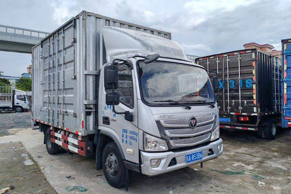 good Foton Aumark S3 Series High-Efficiency Express Delivery Edition 156 HP 4.23m Single-Row Light Truck Chassis Used Cummins Truck