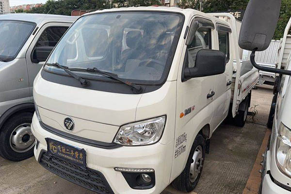 Futian Xiangling M1 1.5L 115HP Gasoline 2.55m Double-row Sideboard Mini Truck Single-axle Dong'an Used Truck