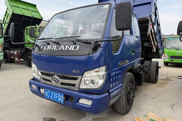 Foton Times King Kong 3 95HP 4X2 3.3m single axle dump truck Yunnei Power used dump truck