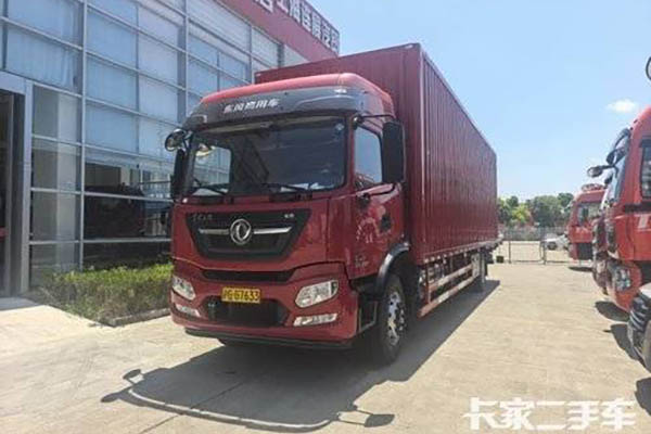 Dongfeng Commercial Vehicles Tianjin KR Comfort Edition 290hp 4x2 9.8m box truck (China VI Emission Standard) single axle Dongfeng Cummins used truck