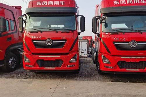 Dongfeng Commercial Vehicles Tianlong KL heavy-duty truck, 560 hp, 6x4 tractor (rear axle 485 mm), (National V) dual-drive, used Dongfeng Cummins tractor.