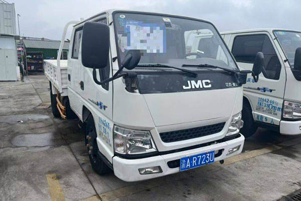 Jiangling Shunda small truck, 116 horsepower, 3.3m row semi-flatbed light truck, single axle, used JAC power truck for sale