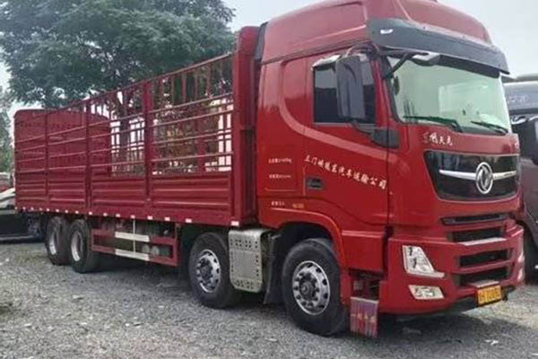 Dongfeng Commercial Vehicles Tianlong Flagship KX 465HP 8x4 9.4m Stake Truck (China VI Emission Standard) with 8x4 front and 8x8 rear. Used Dongfeng Cummins Truck. in China