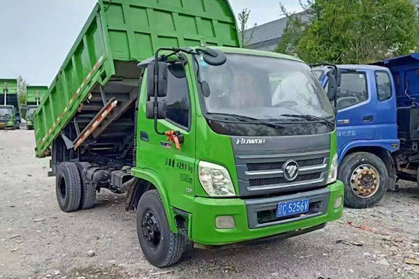 good Futian Ruiwo E3 160HP 4X2 4.2m single-axle dump truck Yuchai used dump truck