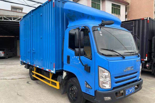 Jiangling Kaiyun Blue Whale 129HP 4.08m Single-row Light Truck Single-axle Used Jiangling Truck for sale