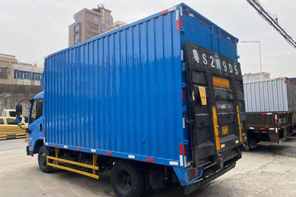 Jiangling Kaiyun Blue Whale 129HP 4.08m Single-row Light Truck Single-axle Used Jiangling Truck in China