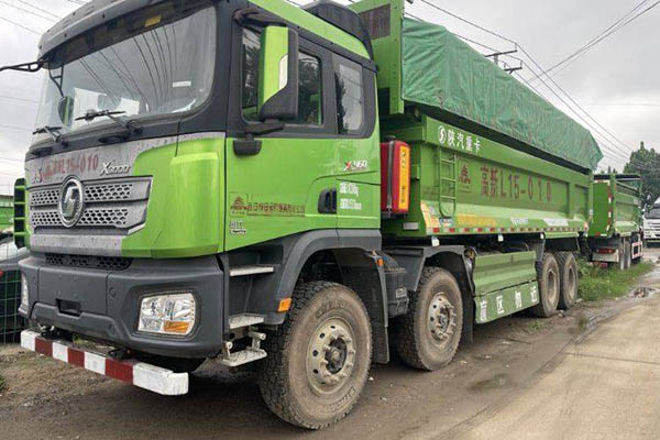 Shacman Heavy Duty Truck Delong X3000 460HP 8x4 8m Dump Truck (National VI) Front 4x4 Rear 8x8 Weichai Used Dump Truck