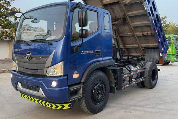 Futian Ruiwo King Kong ES3 170HP 4x2 4m single axle dump truck Yuchai used dump truck