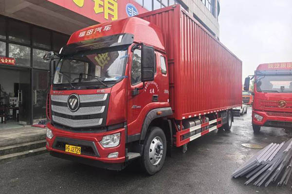 Foton Auman AR Series 240HP 4X2 9.78m Single Axle Box Truck Used Yuchai