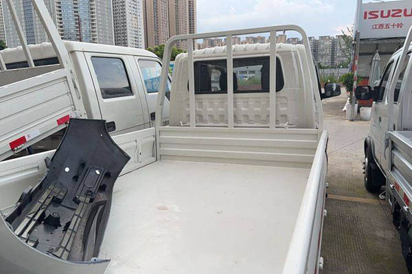 Futian Xiangling M1 1.5L 115HP Gasoline 2.55m Double-row Sideboard Mini Truck Single-axle Dong'an Used Truck in China