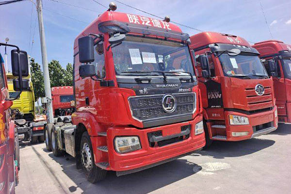 good Shacman Heavy Duty Truck Delong M3000S 460HP 6X4 tractor (National VI) dual-drive Weichai used tractor