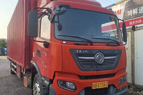Dongfeng Commercial Vehicles Tianjin KR 230hp 4x2 9.75m box truck (China VI standard), single axle, used Dongfeng Cummins truck. for sale