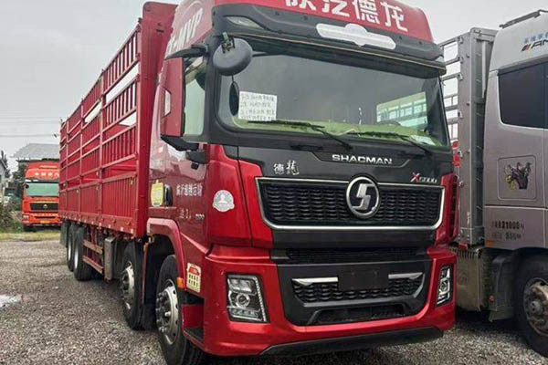 Shacman Delong X5000 Classic Edition 460HP 8x4 9.5m AMT Automatic Transmission Stake Truck (China VI) Front 4x4 Rear 8x8 Weichai Used Truck