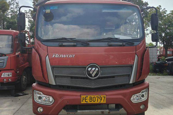  Foton Ruiwo ES5 185HP 4x2 7.8m single-axle van truck. Used Foton Cummins truck for sale
