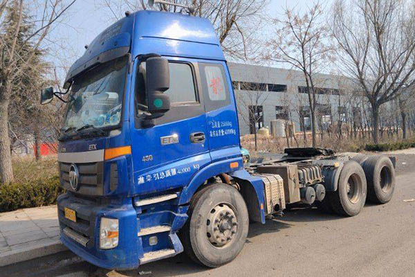 good Foton Cayman Taotie Series 550HP 6X4 Dual Drive Tractor Truck Used Weichai Tractor Truck