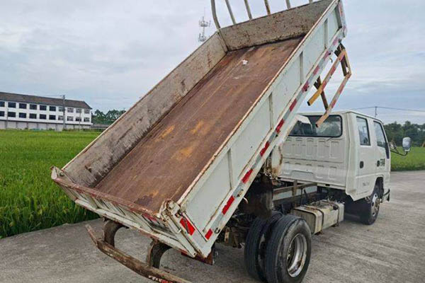 Jiangling New Shunda 122HP 3.19m Dump Truck Single Axle Used Jiangling Dump Truck in China