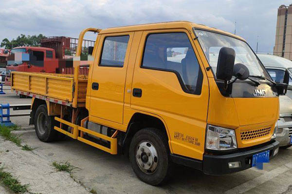 Jiangling Shunda Light Truck Deluxe Edition 116HP 2.755 Double Cab Sideboard Light Truck Single Axle Chaochai Used Truck for sale