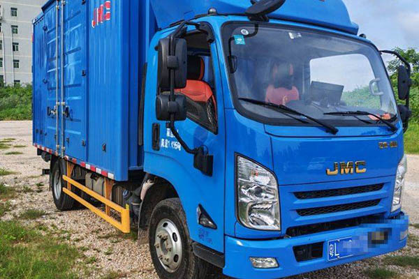 good Jiangling Kaiwei Widebody Deluxe Edition 150HP 4.08m Single-row Van Light Truck Single-axle Used Jiangling Truck
